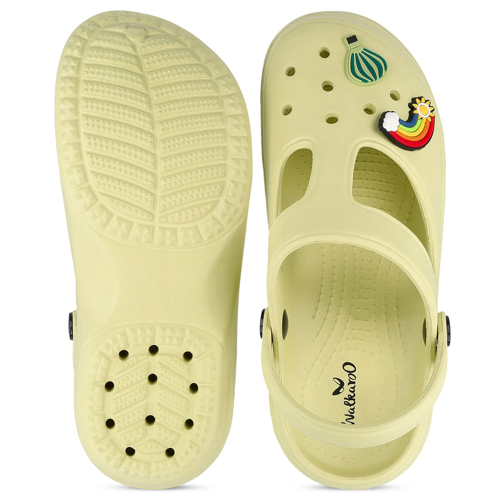 Walkaroo Womens Clogs  - WC8912 Pista Green