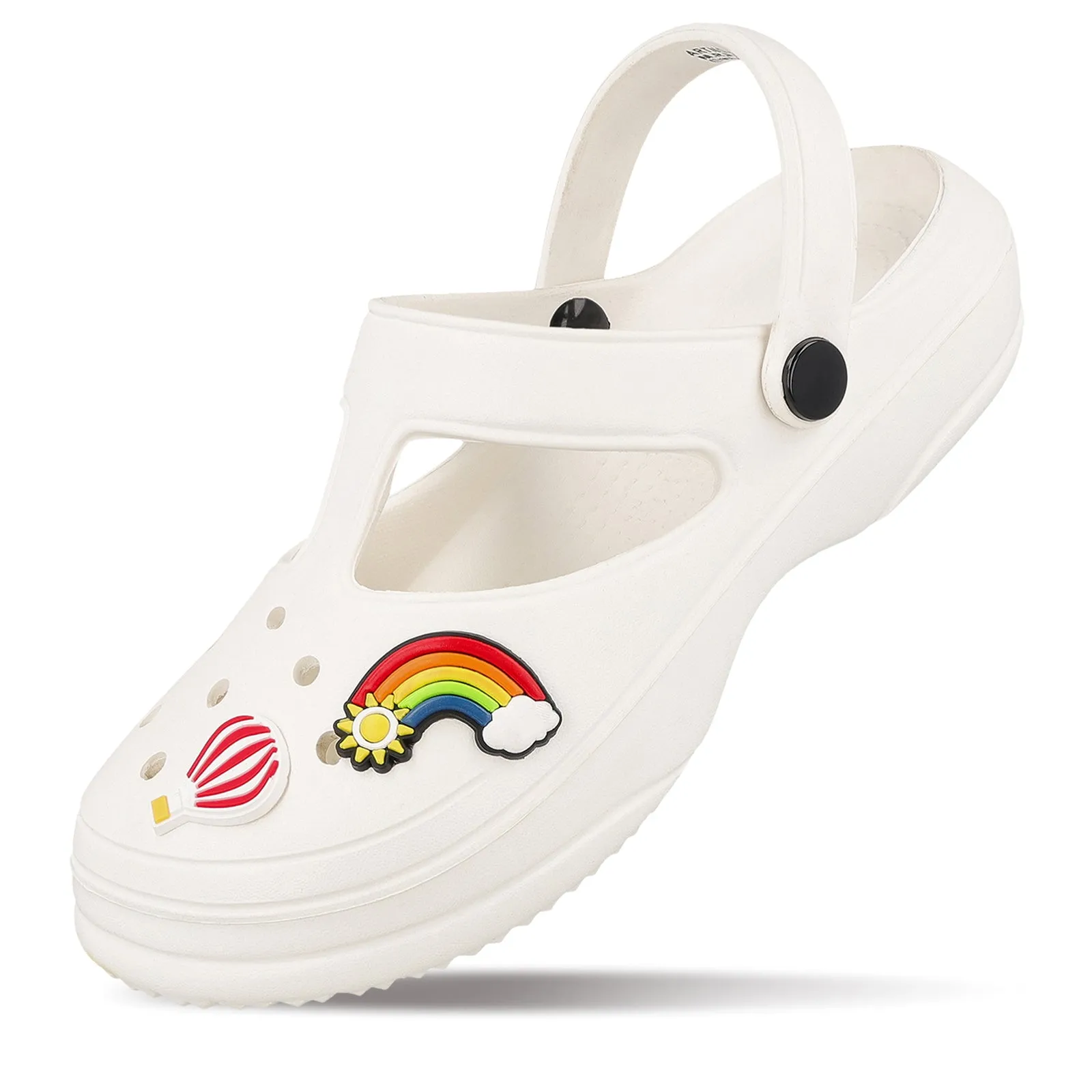 Walkaroo Womens Clogs  - WC8912 White