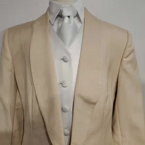 Well Suited Apparel Cream Daycoat