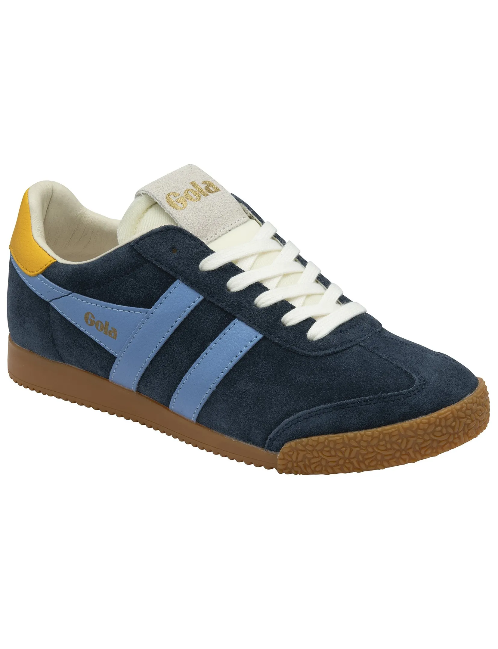 Women's Elan Sneaker, Navy/Blue/Sun