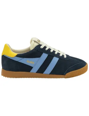 Women's Elan Sneaker, Navy/Blue/Sun