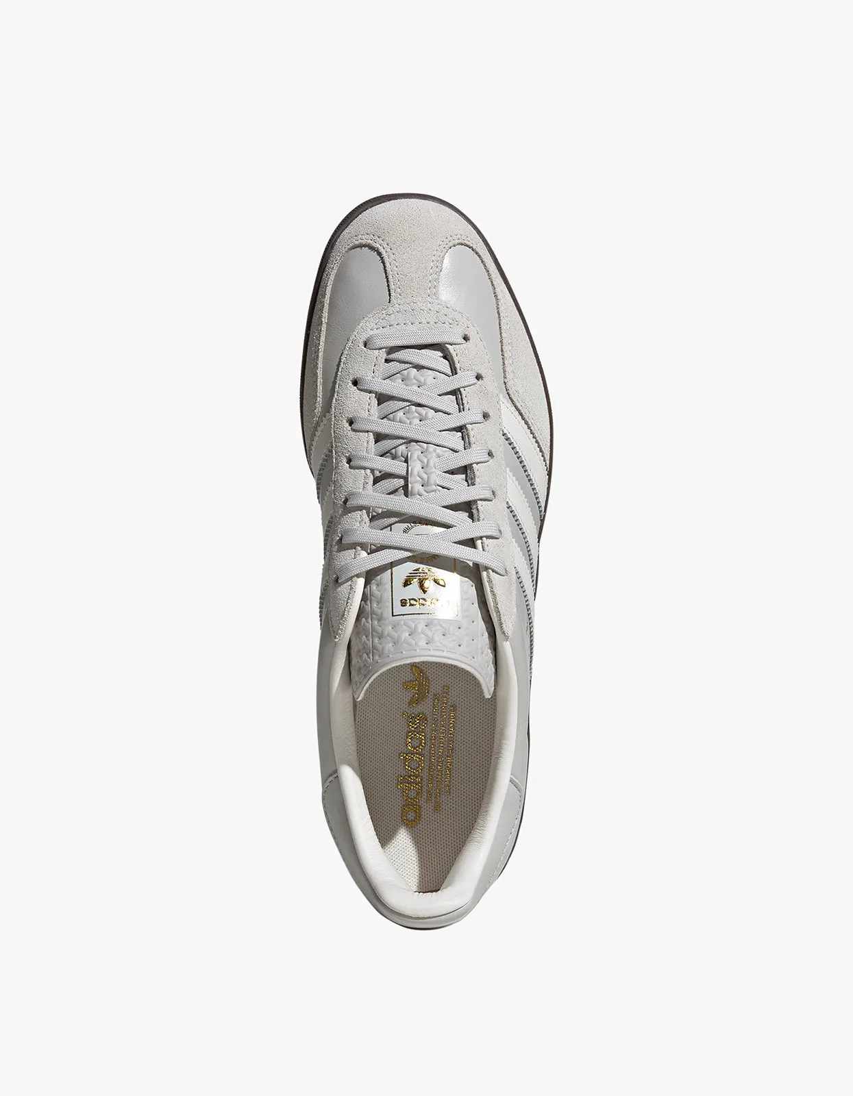 Womens Gazelle Indoor - Grey One/ Core White/ Gum