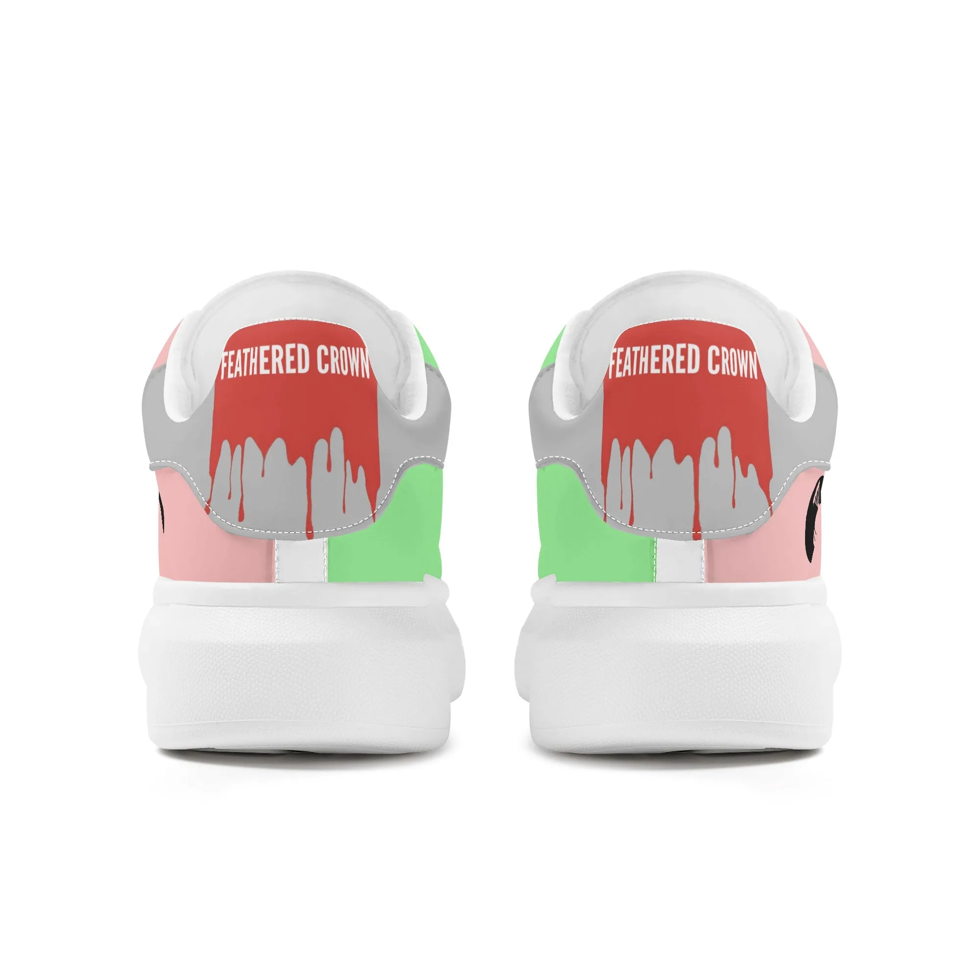 Womens Strawberry Lime Low Top Chunky Shoes