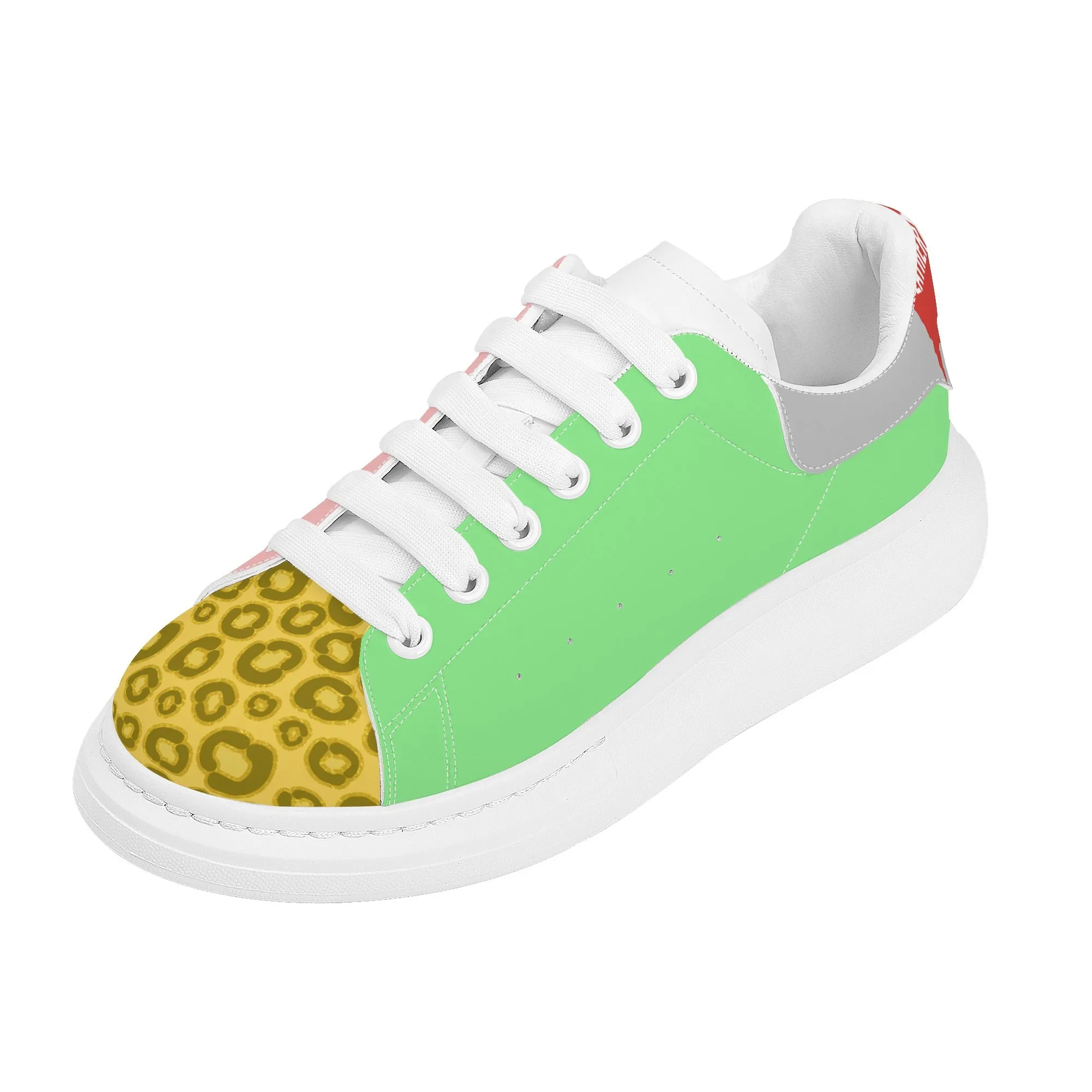 Womens Strawberry Lime Low Top Chunky Shoes