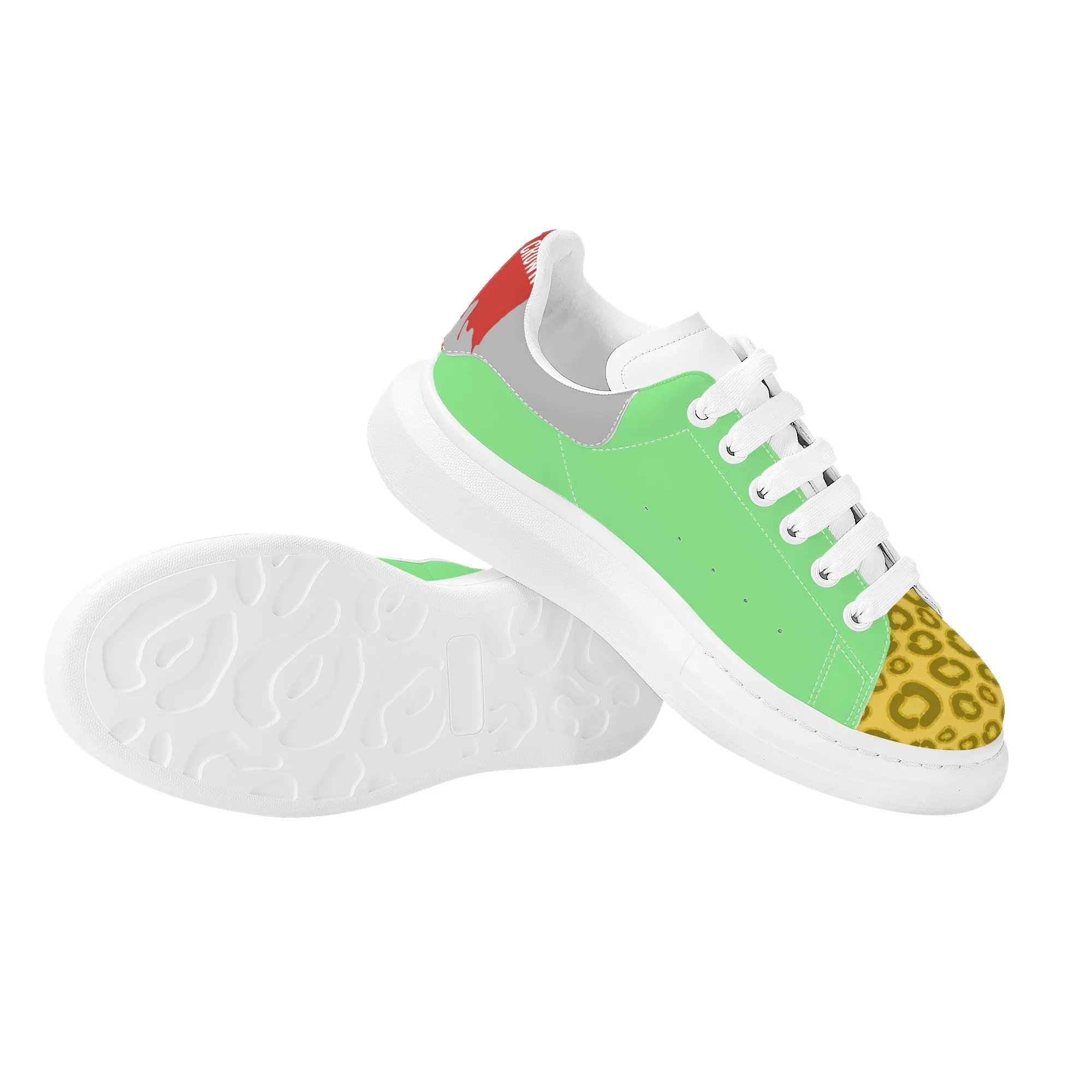 Womens Strawberry Lime Low Top Chunky Shoes