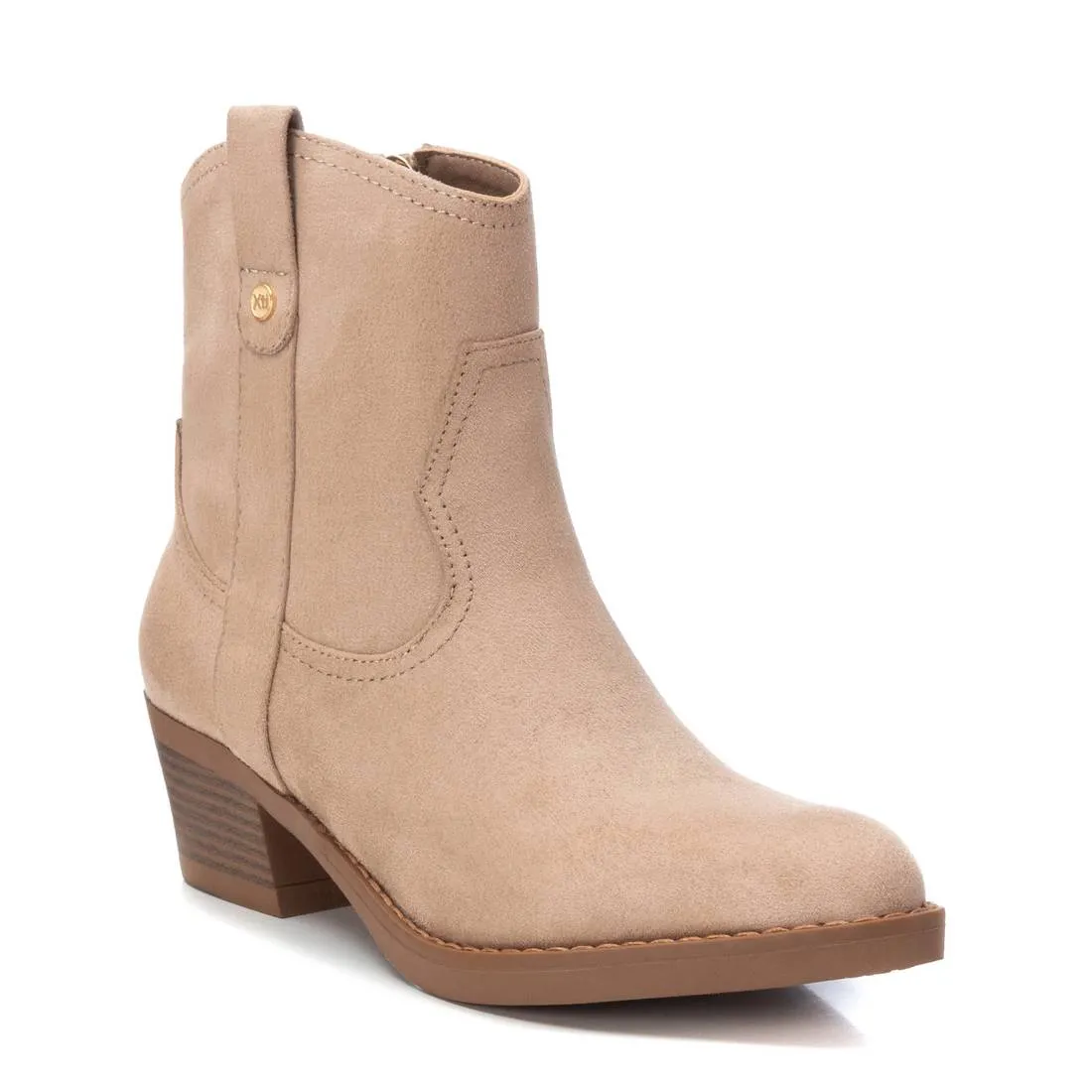 Women's Suede Italian Western Boots By XTI 142039